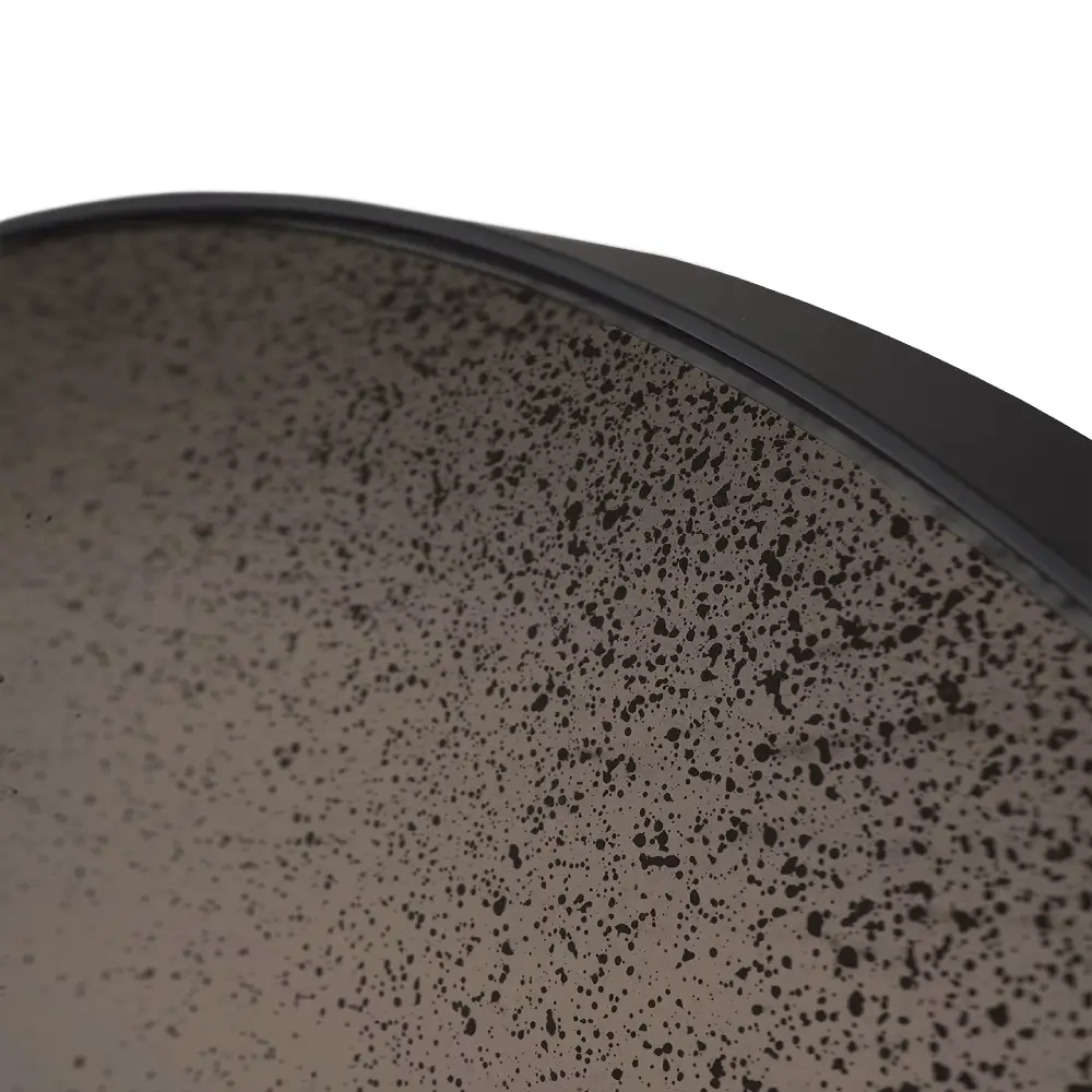  Aged wall mirror Ø61 cm bronze