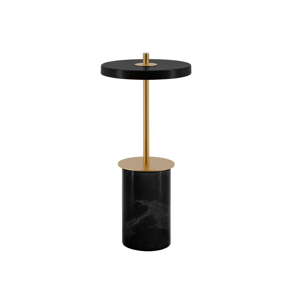 Asteria Move Mini Portable Lamp Black Marble