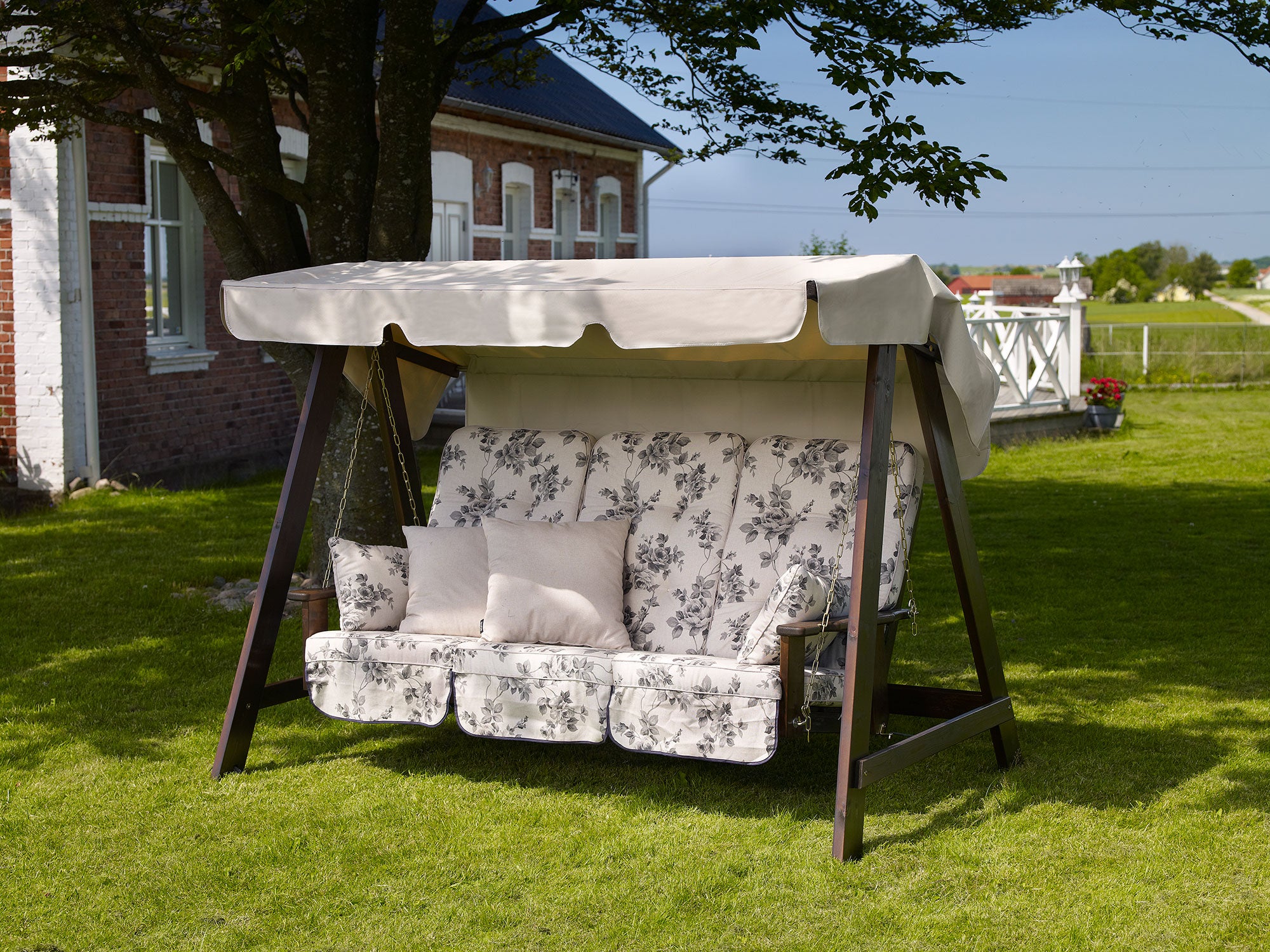 Kornhult Swing sofa java pine 