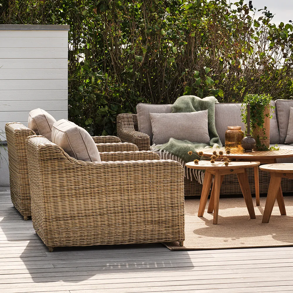 Glendon 3-seater sofa  Dark brown / Soft moose