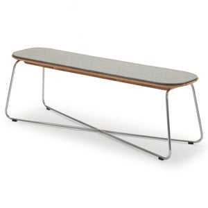Lilium Bench Cushion Ash