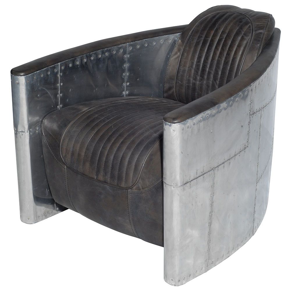 Tomcat Aviator Armchair Black Spitfire