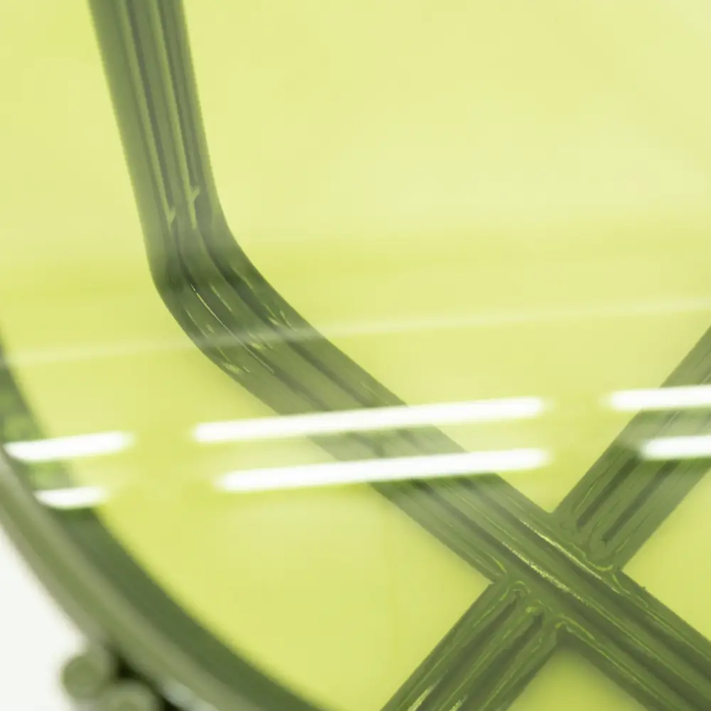 Side table Groovy - green 42,5x42,5x42,5 cm