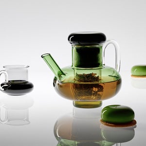 Bump Tea Pot Green