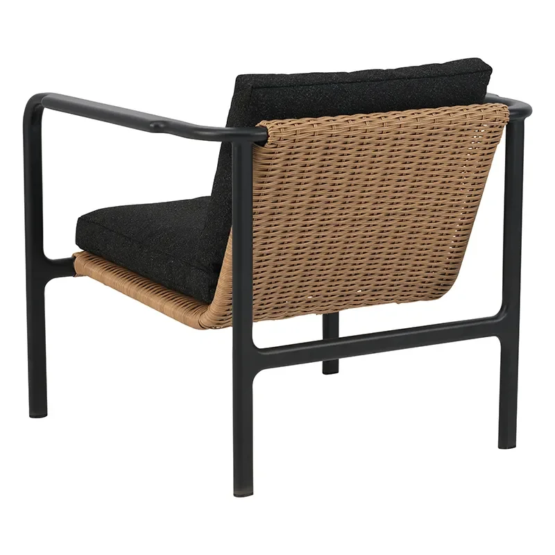 Motty armchair    Black / Teddy Black