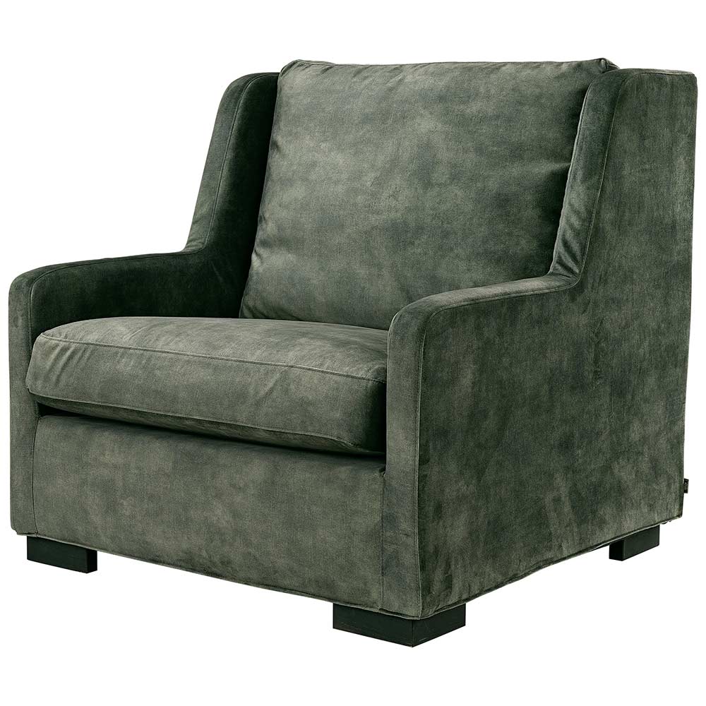 Dover Armchair Velvet Hunter