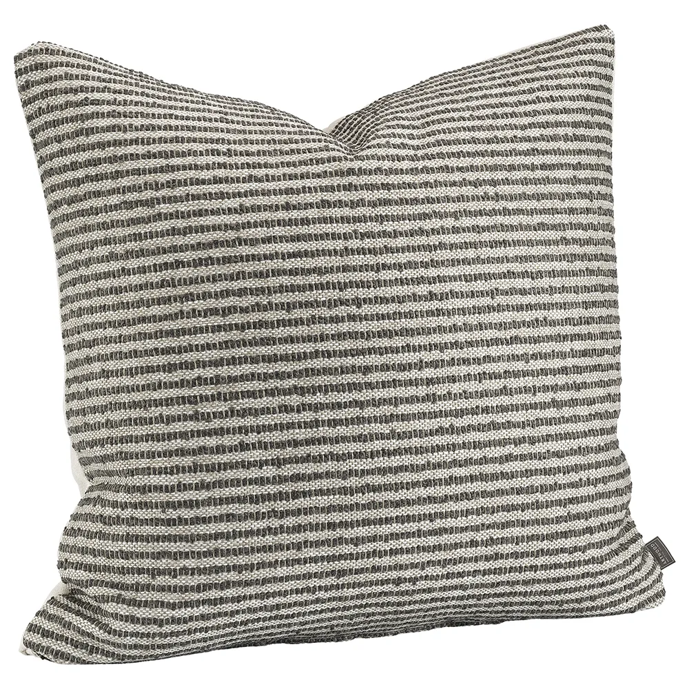 Nomad Single Stripe Cushion Cover Grey 50x50 cm
