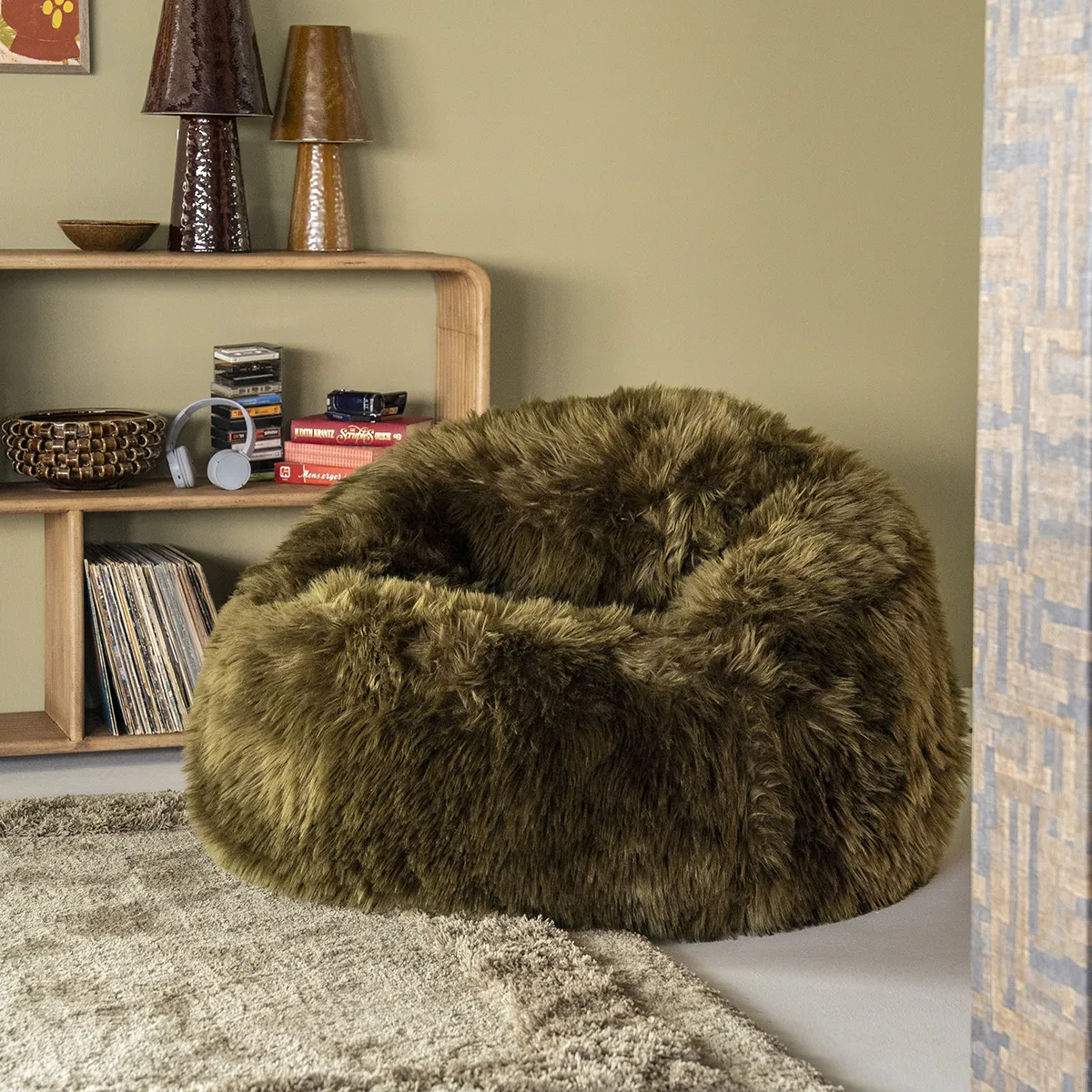 Inflatable Armchair Snuzzle Green