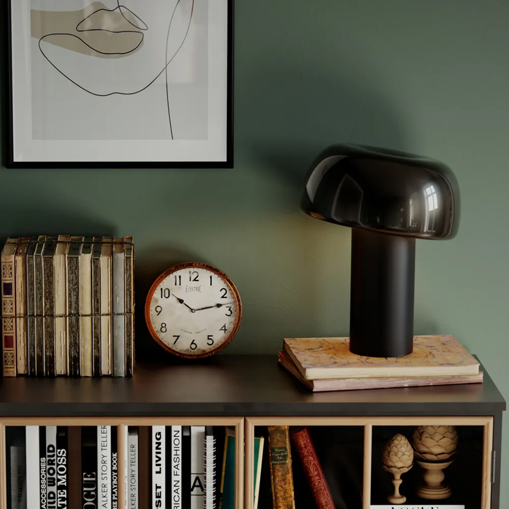 Lean on Me table lamp Black