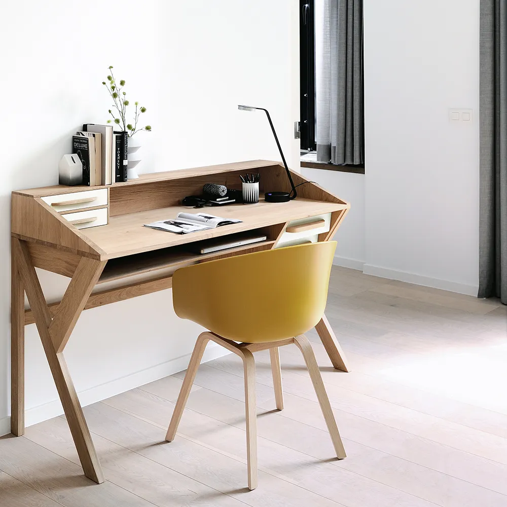Origami desk white