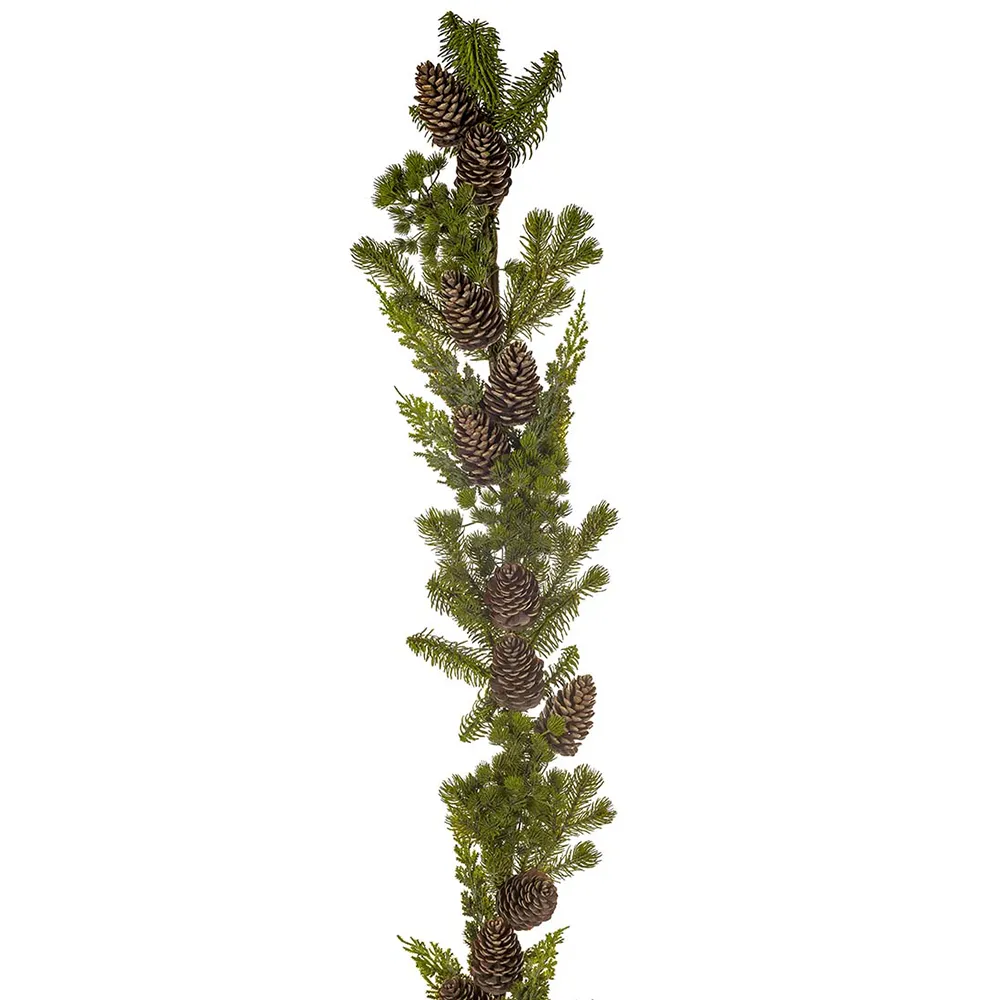  Garland with cones 155 cm
