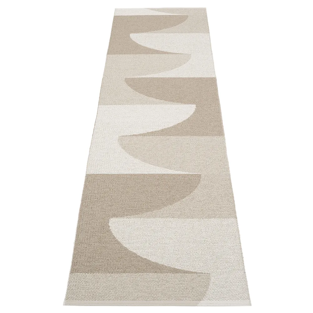 Hill carpet Dark Linen/Linen/Fossil Grey 70 x 270cm