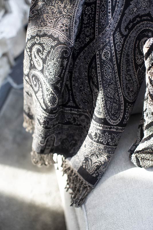 Eroz Plaid Paisley Dark Grey