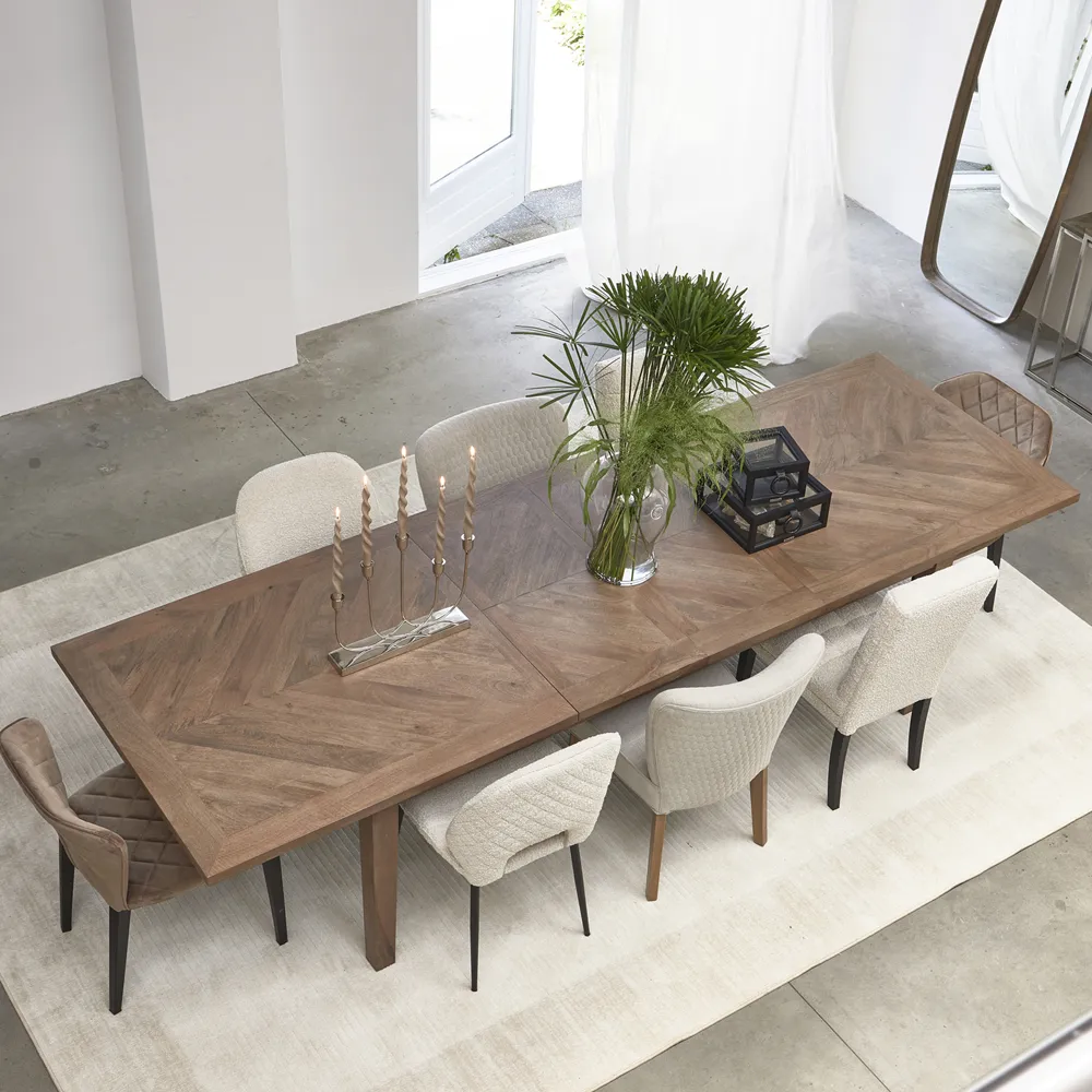 Bodie Hill Dining Table Extendable 310/265/220x100 cm