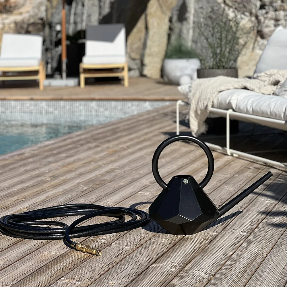 Diamond Watering can 8L Onyx