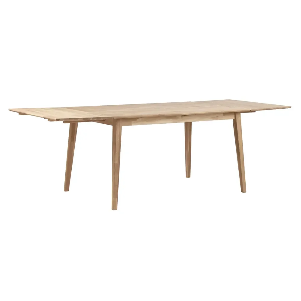 Filippa dining table 140x90 cm white pigmented oak