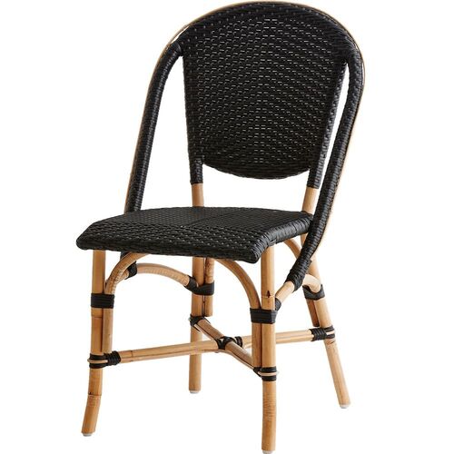 Sofie Rattan Chair Black