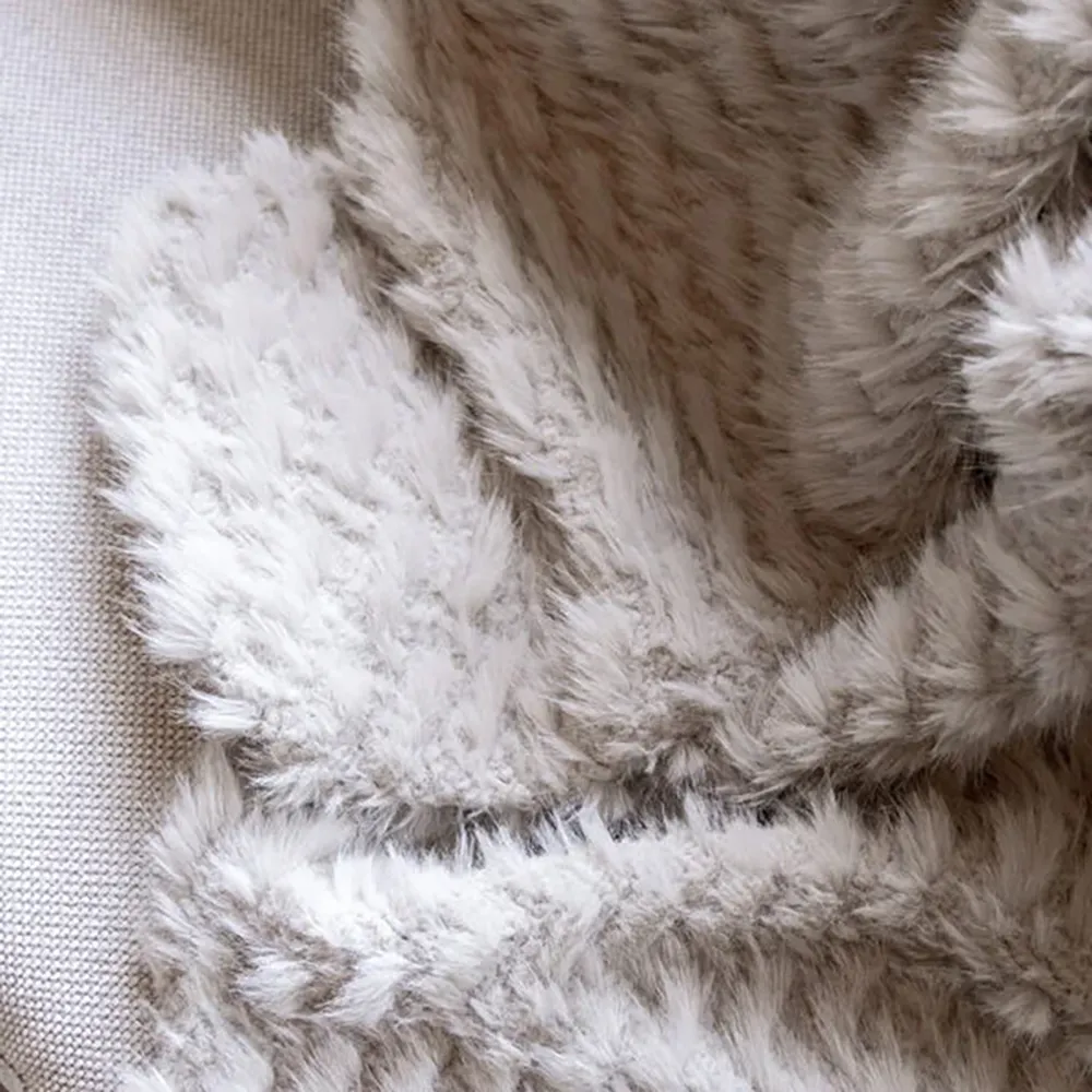 Cavalese cream plaid 150x260 cm