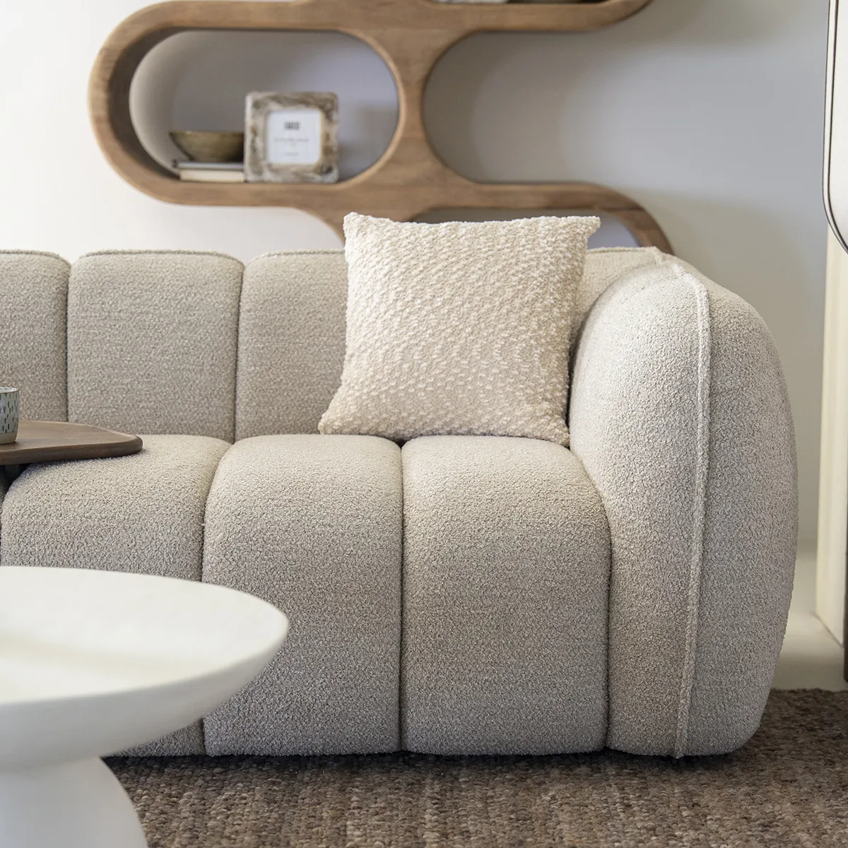 Sofa Cubetto (2.5-Seater) Taupe
