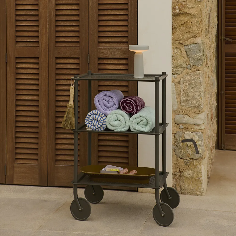 Flow Trolley 3 Layers Blue-Grey 