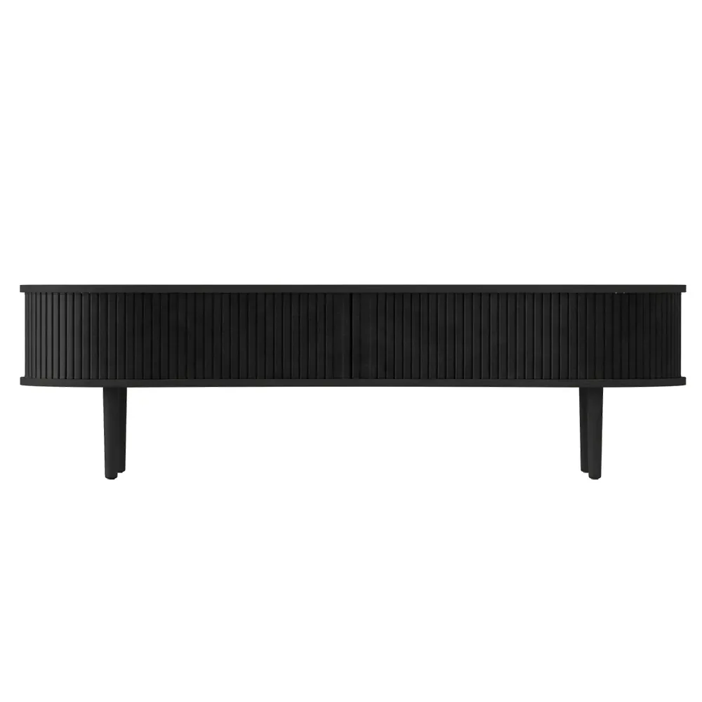 Audacious  TV stand Black Oak/Charcoal