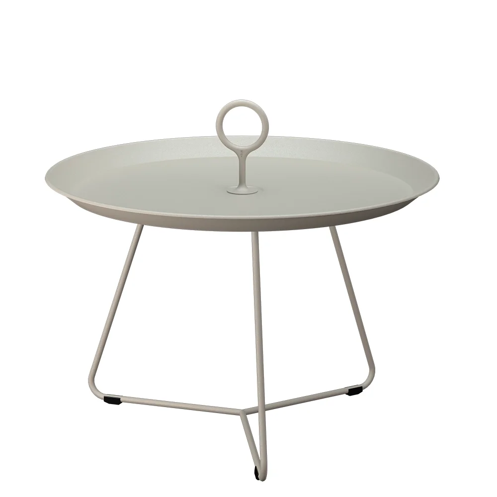 EYELET side table Ø57.5 Beige