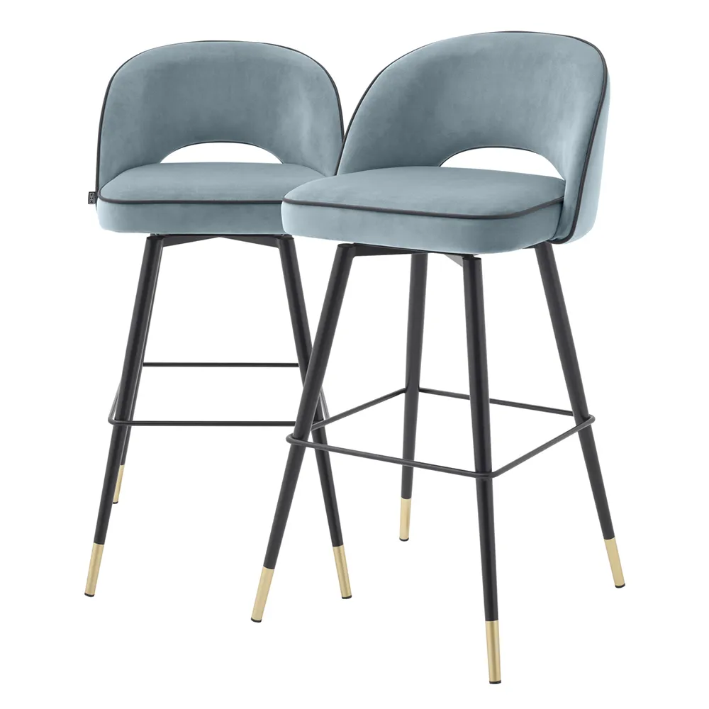 Bar Stool Cliff Savona blue