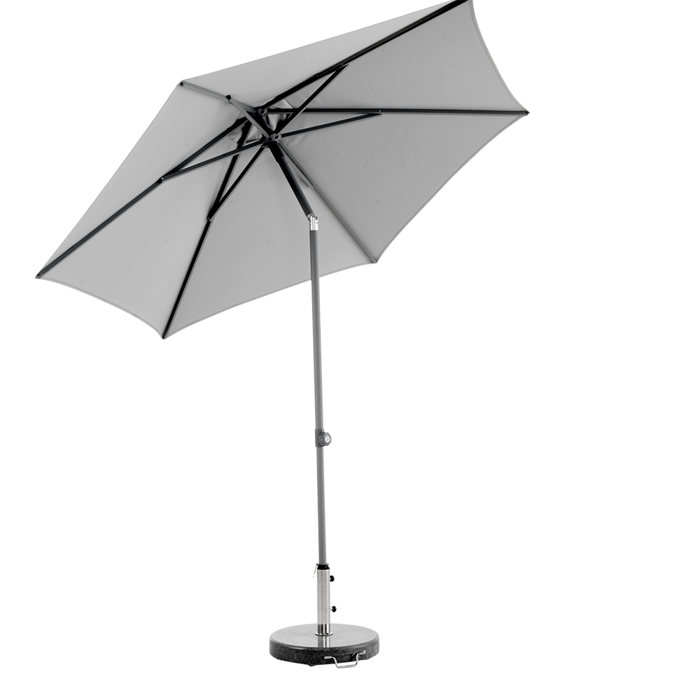 Poppi parasol 250 cm grey