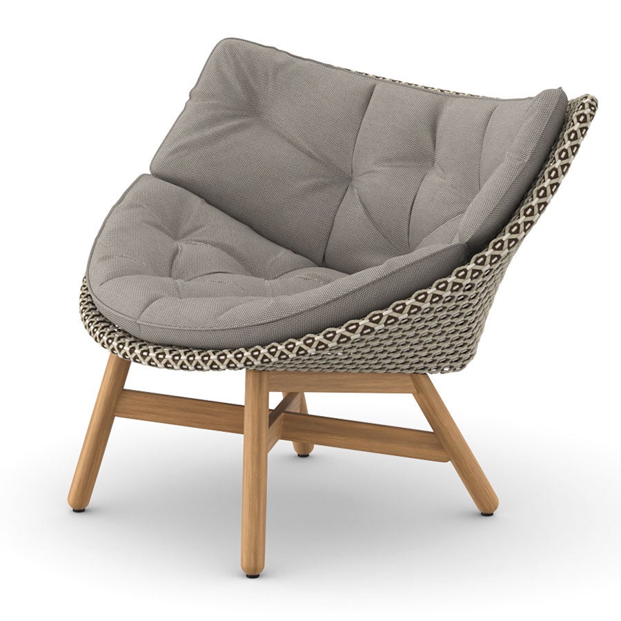 MBRACE lounge chair low PEPPER