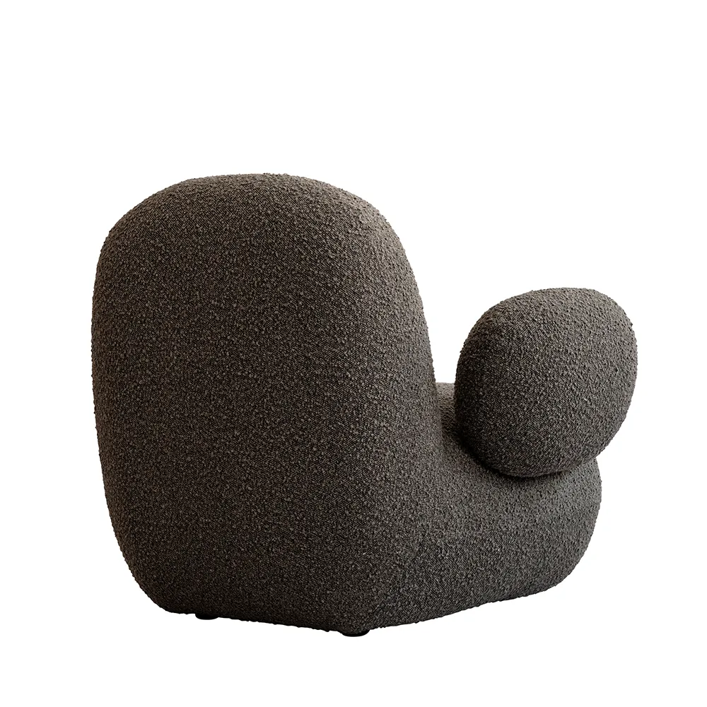 Toe Armchair Flat - Deep Taupe
