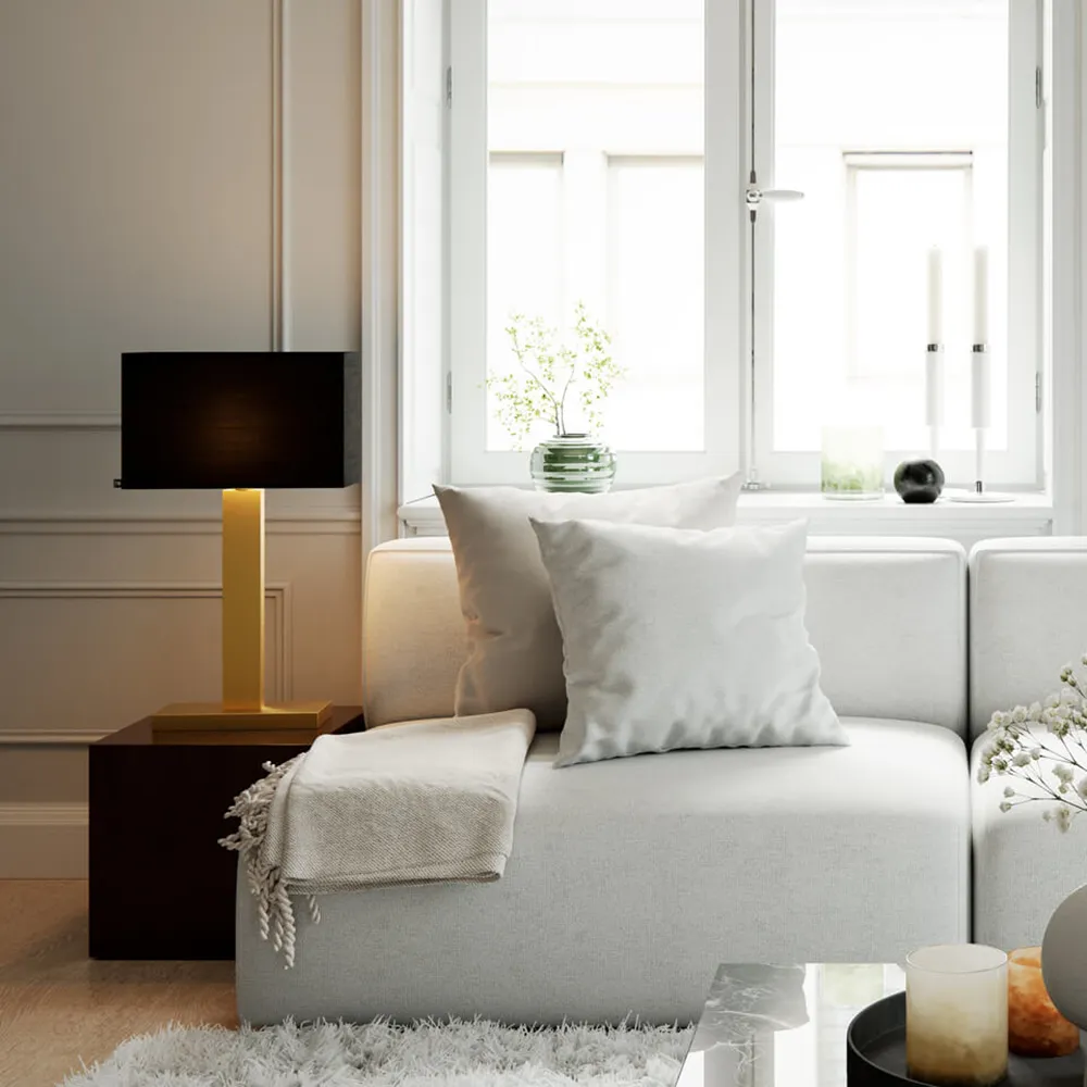 Prime Table Lamp 69 cm Brass