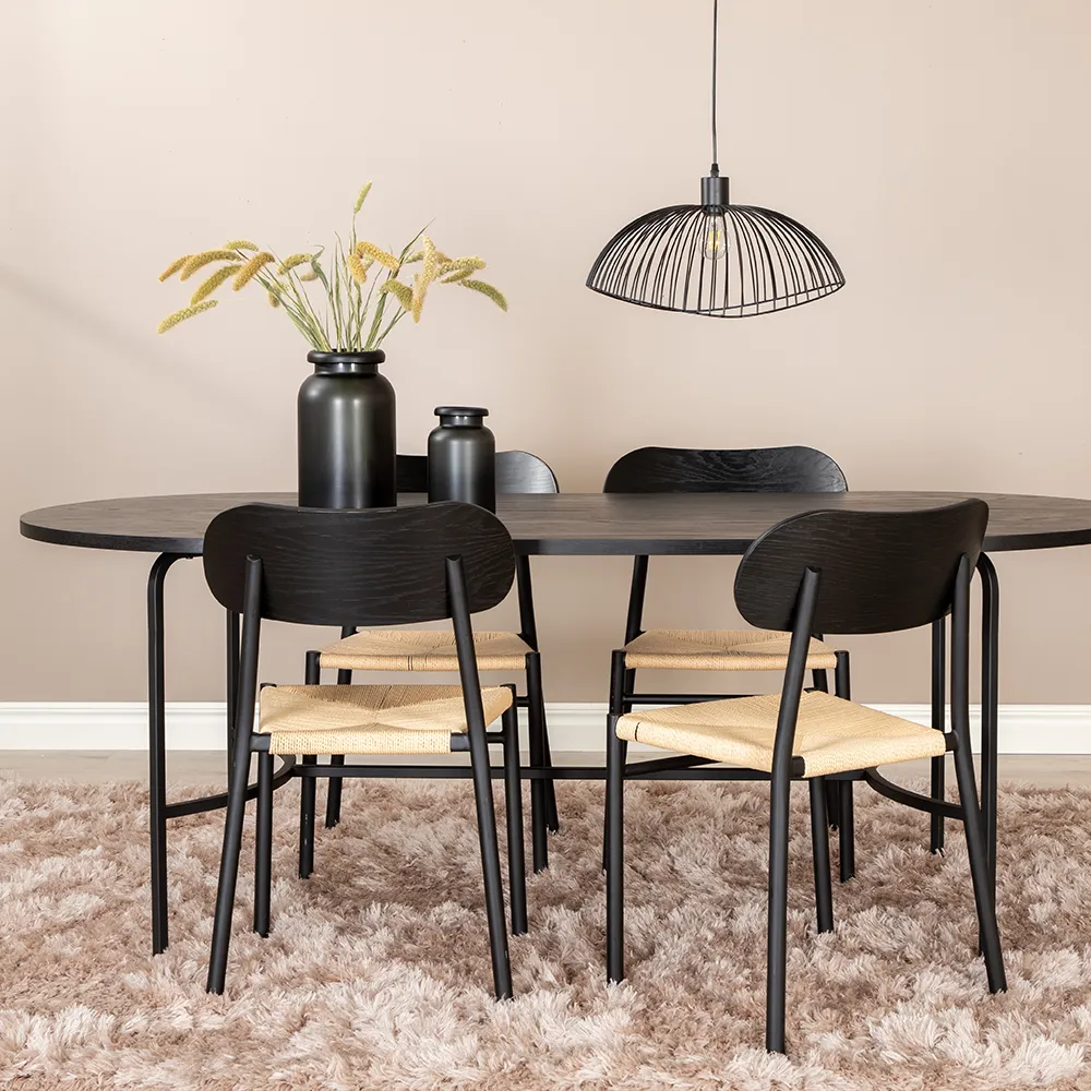 Polly Dining Chair Natural 2-pack