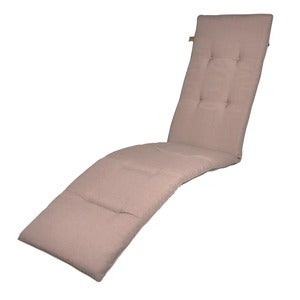 Deck chair cushion Taupe fiber