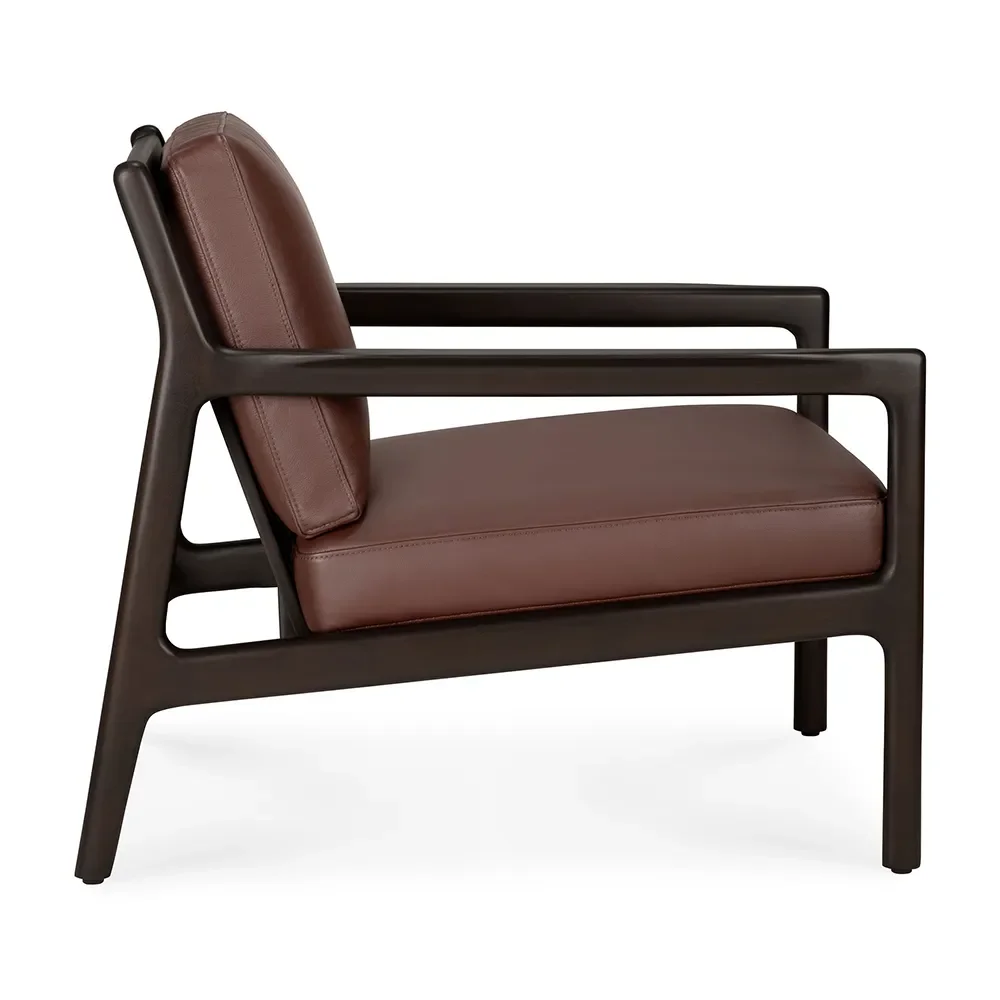 Jack Armchair Burgundy leather