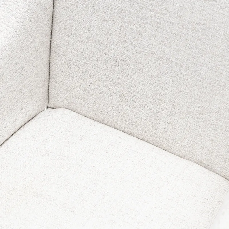 Firenze dining chair rich tweed antique white