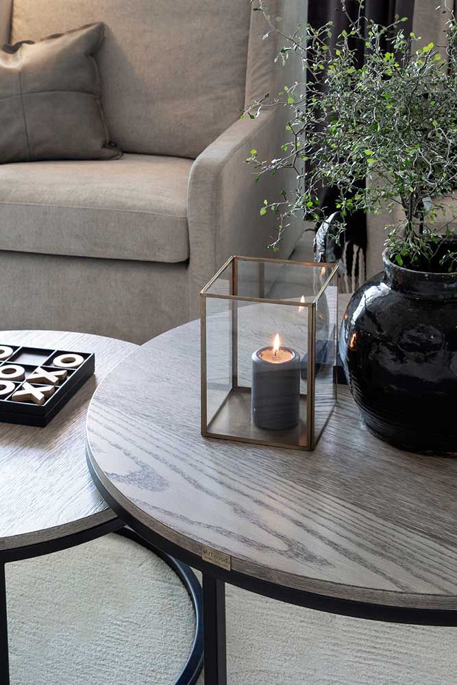 Mason Side Table Antique Grey