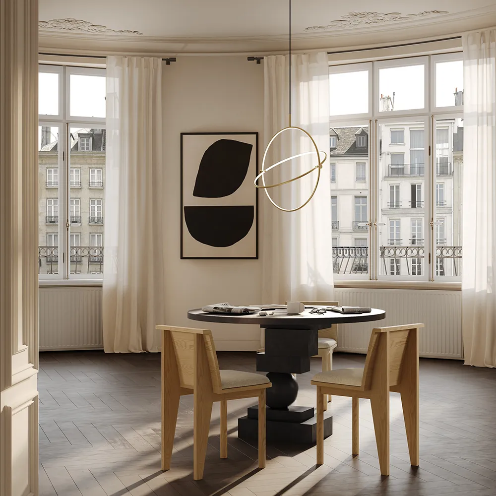 Brutus Slim Dining Chair - Natural Oak