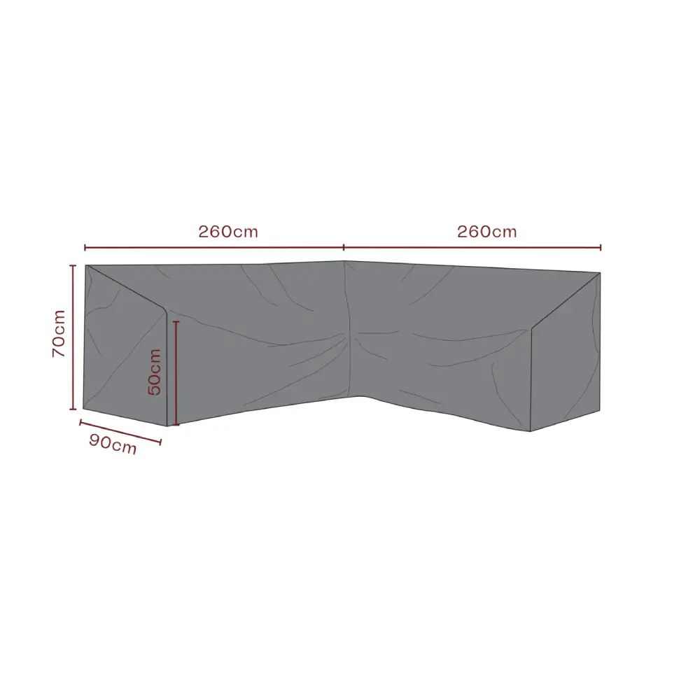 Furniture cover Corner sofa 260/260x70x90 cm Premium