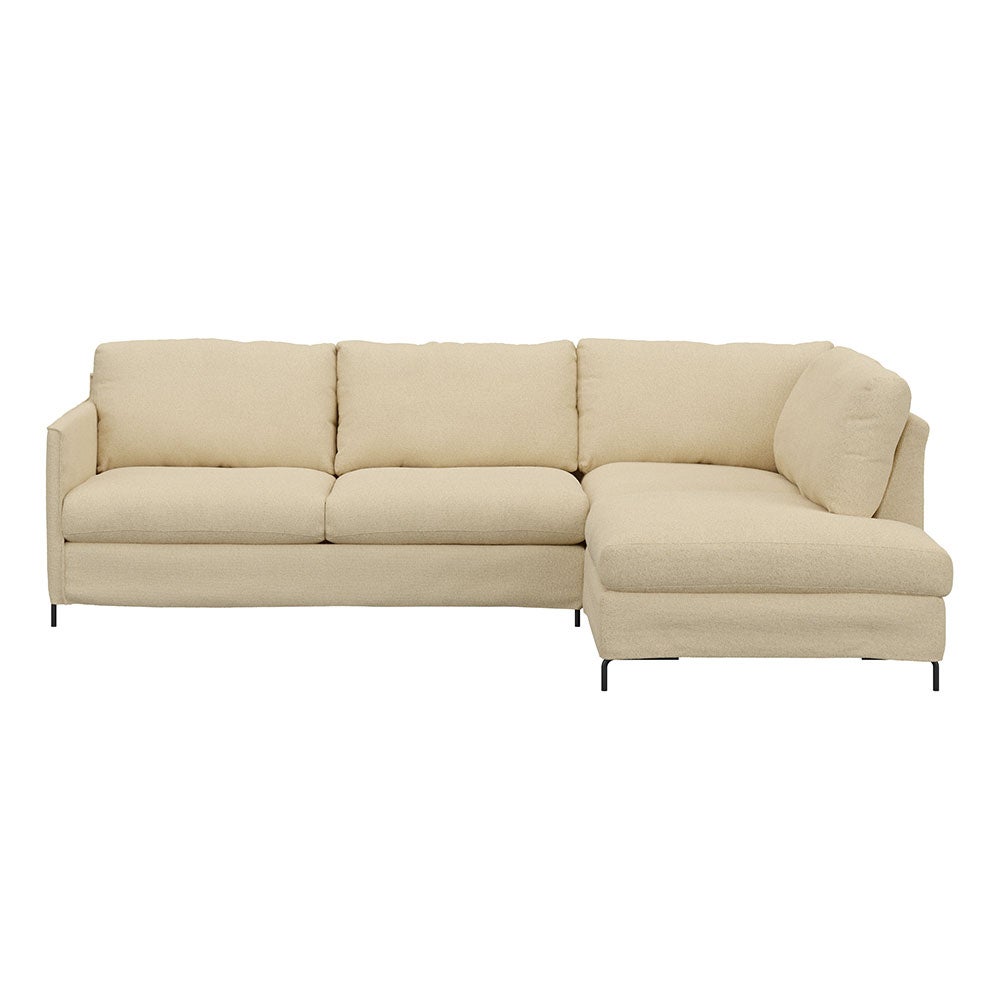 Petito 2-seater sofa with chaise longue Cat B