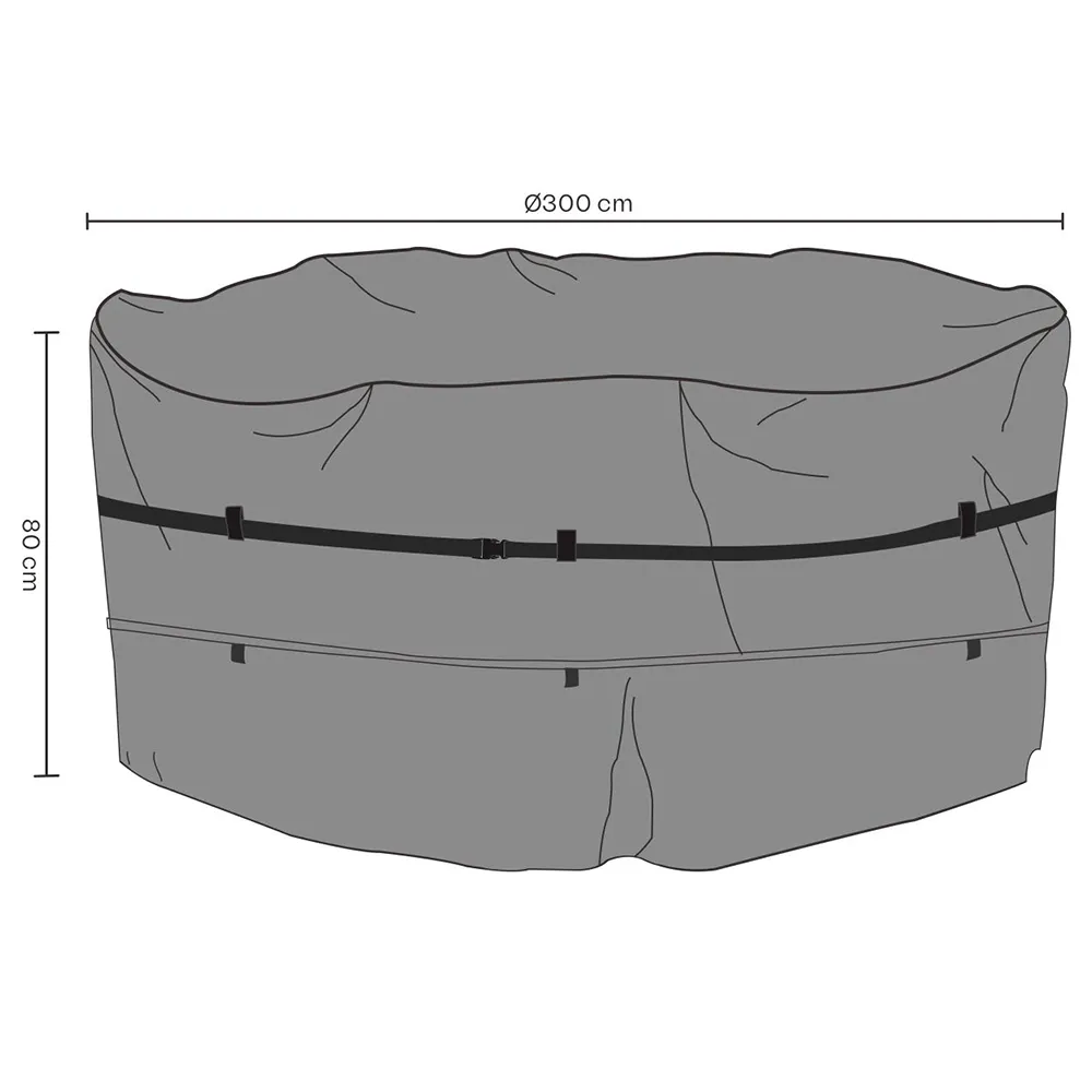Furniture cover Dining group Round 300x80 cm Premium