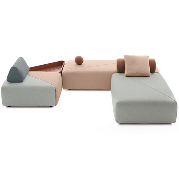 BRIXX backrest triangle 664/twist dark turquise