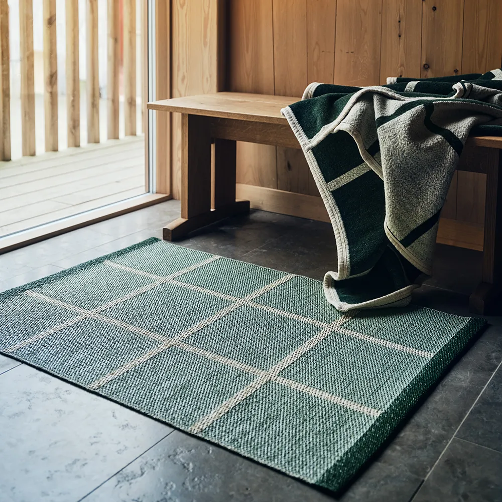 Woven Rug Criss Pop Misty Mint