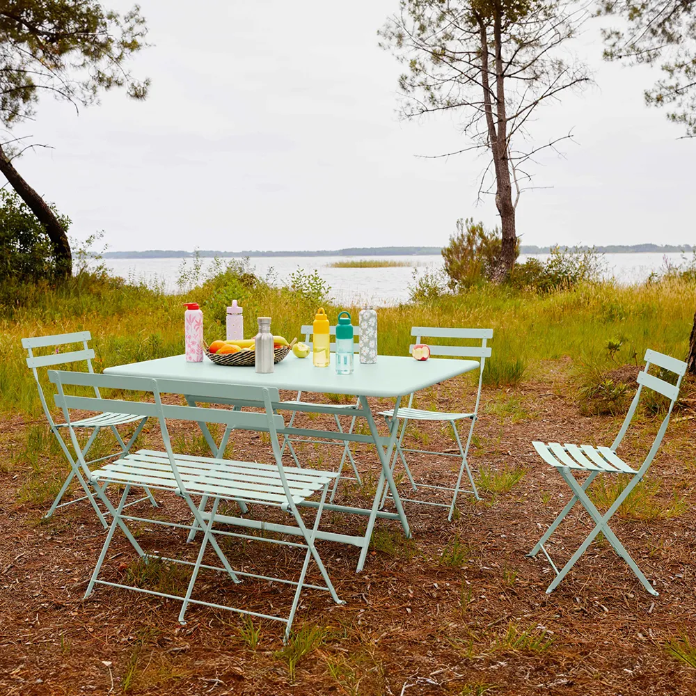 Bistro 2-seater ottoman Ice mint