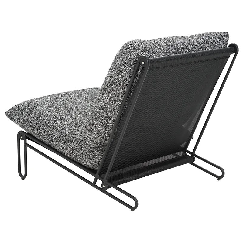 Blixt armchair Black / Teddy ant