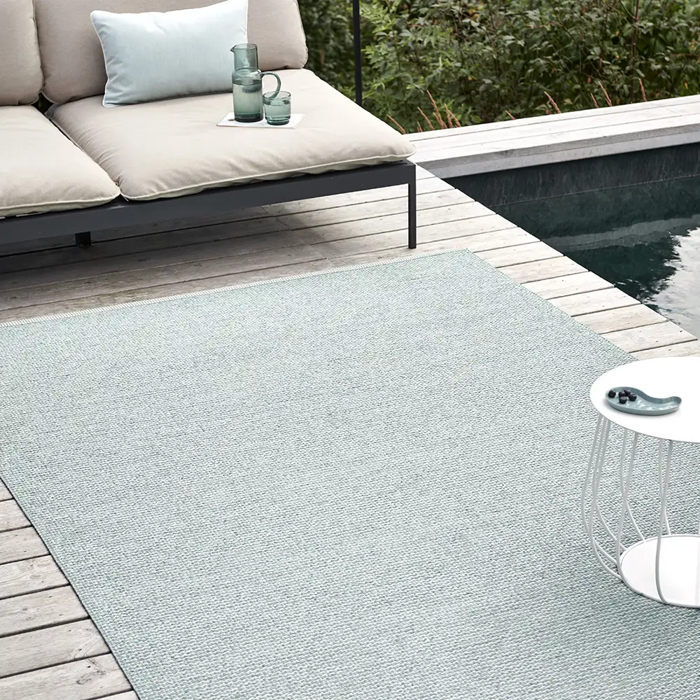 Mono Carpet 85x260 cm haze / pale turquoise