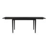 Heart'n'Soul Dining table 120/220x90x75 Black Oak