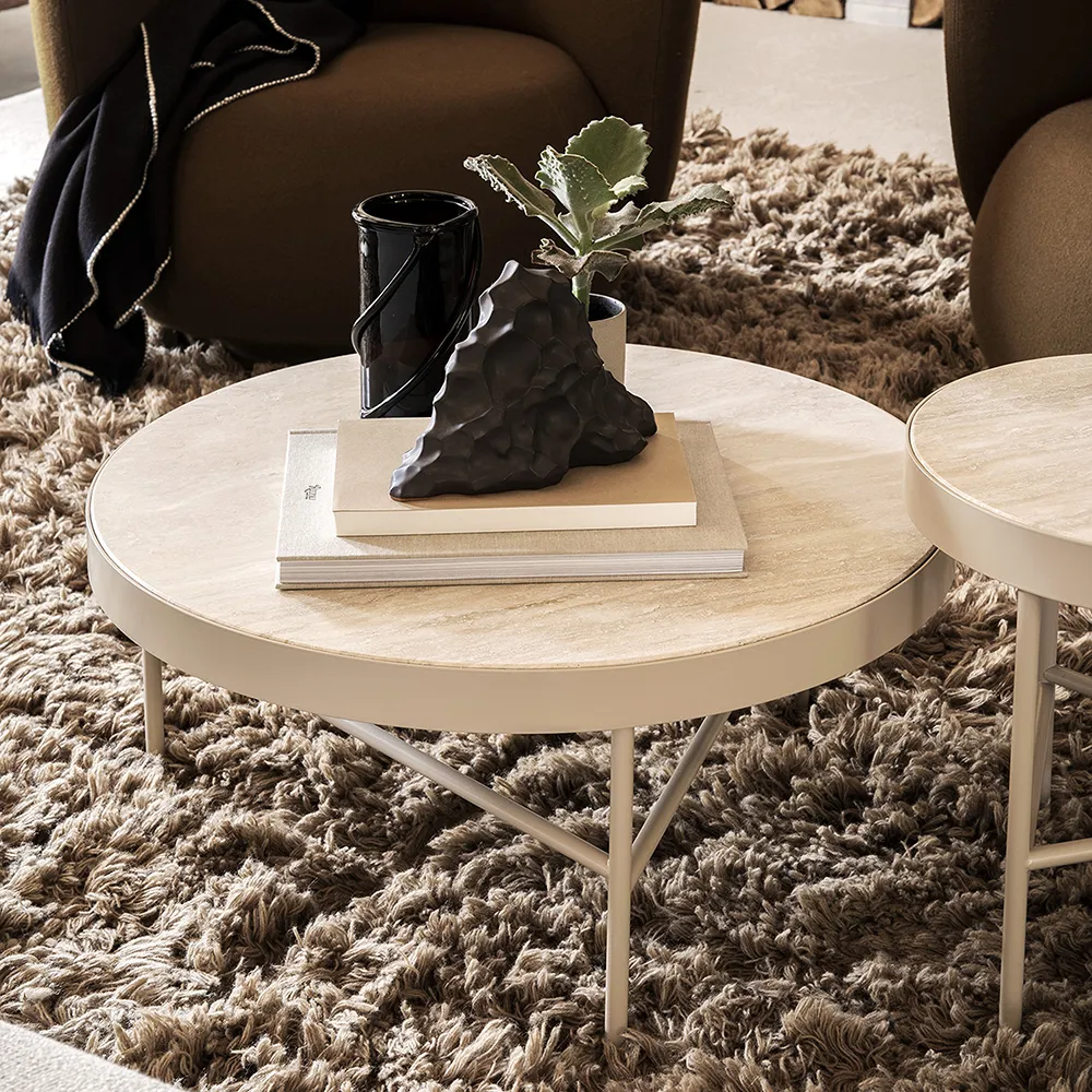 Travertine Coffee table - Cashmere