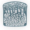 Forest lounge armchair Blue Teal