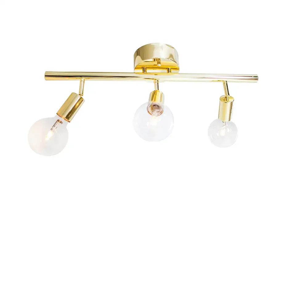 Row ceiling rail brass