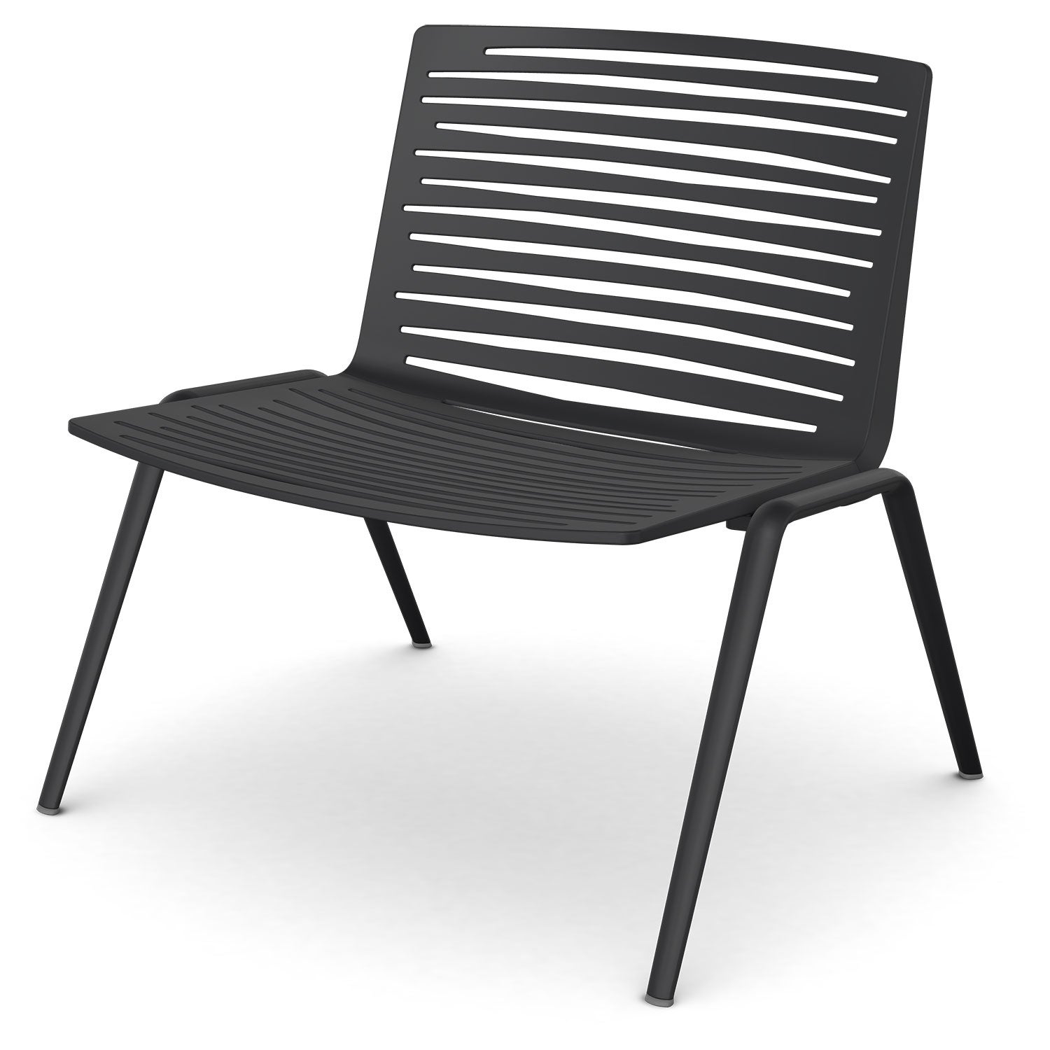 Zebra armchair Black